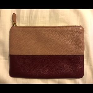 J. Crew Leather Pouch